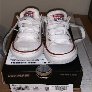 Used toddler converse 3c